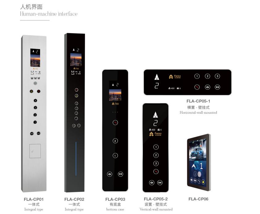 安装家用电梯人机界面